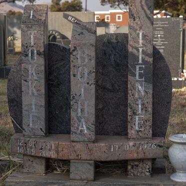 BOTHA Tienie 1926- &amp; Tokkie 1937-2000