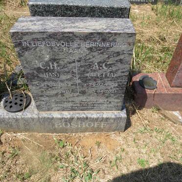 BOSHOFF C.H. 1953-2019 & A.C. 1953-2021