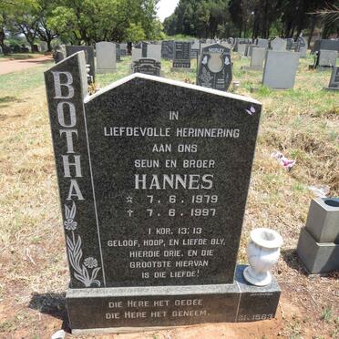 BOTHA Hannes 1979-1997