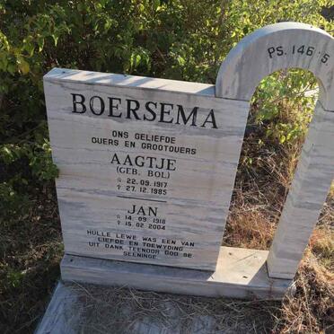 BOERSEMA Jan 1918-2004 & Aagtje BOL 1917-1985