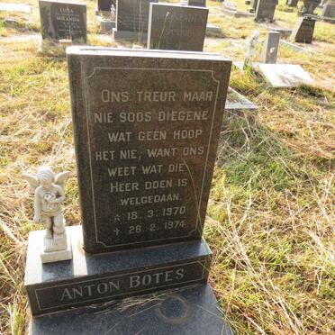 BOTES Anton 1970-1974