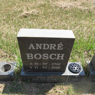 BOSCH Andre 1962-2000