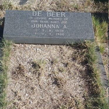 BEER Johanna A., de 1909-1986