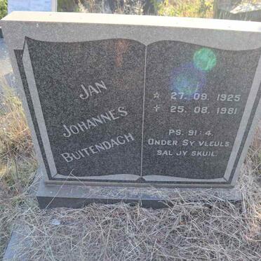 BUITENDACH Jan Johannes 1925-1981
