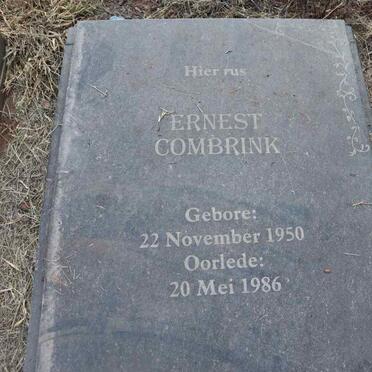 COMBRINK Ernest 1950-1986 & Petronella Johanna VAN OUDTSHOORN 1953-2013_ 1