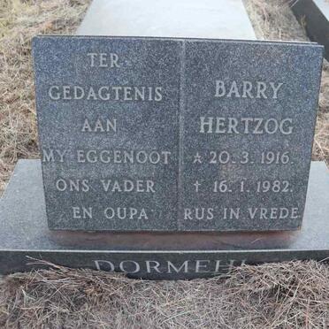 DORMEHL Barry Hertzog 1916-1982