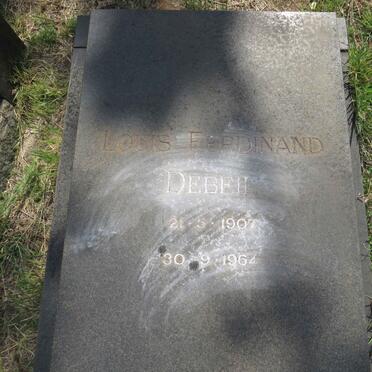 DEBEIL Louis Ferdinand 1907-1964