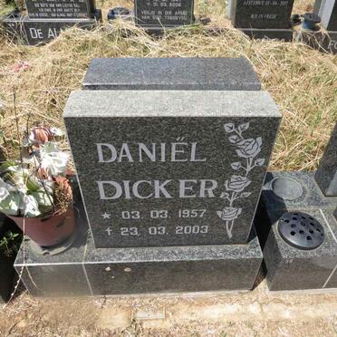 DICKER Daniel 1957-2003