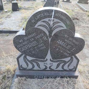 DREYER Casparus J.R. 1943-1986 & Amalie E. 1944-2013