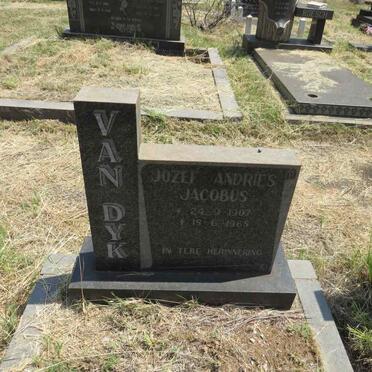 DYK Jozef Andries Jacobus, van 1907-1968