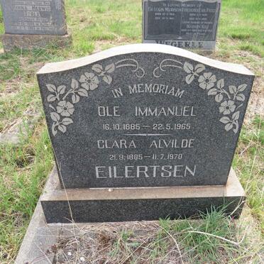EILERTSEN Ole Immanuel 1885-1965 & Clara Alvilde 1885-1970