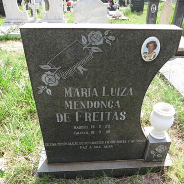 FREITAS Maria Luiza Mendonca, de 1920-1980