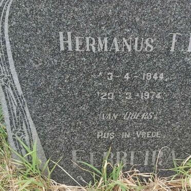 FERREIRA Hermanus T.B. 1944-1974