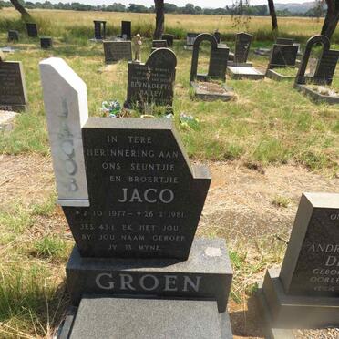 GROEN Jaco 1977-1981