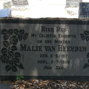 HEERDEN Malie, van 1917-1960