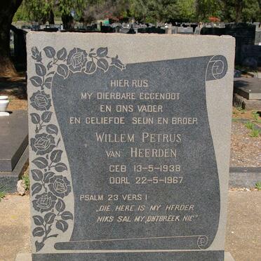 HEERDEN Willem Petrus, van 1938-1967