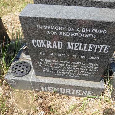HENDRIKSE Conrad Mellette 1975-2006
