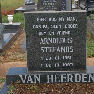 HEERDEN Arnoldus Stefanus, van 1961-1997