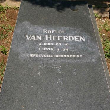 HEERDEN Roelof, van 1960-1978