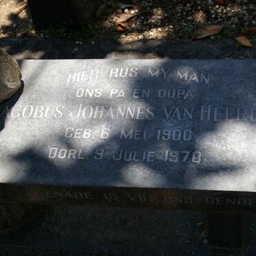 HEERDEN Jacobus Johannes, van 1900-1970