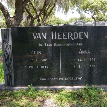 HEERDEN Hein, van 1902-1977 &amp; Anna 1908-1983