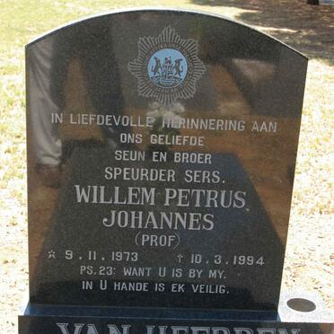 HEERDEN Willem Petrus Johannes, van 1973-1994