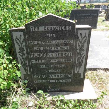 HORST Hendrik, v.d. 1902-1969 & Catharina 1907-1996