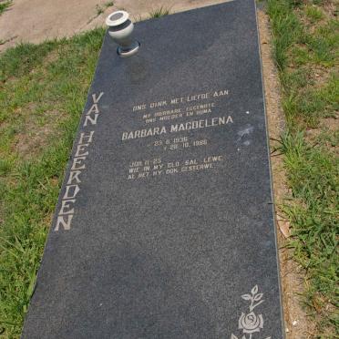 HEERDEN Barbara Magdalena, van 1936-1986