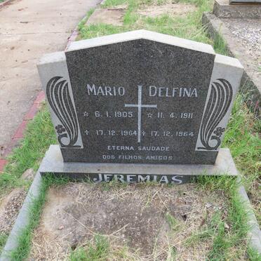 JEREMIAS Mario 1905-1964 & Delfina 1911-1964