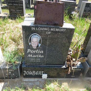 JOUBERT Portia Martha 1942-2016