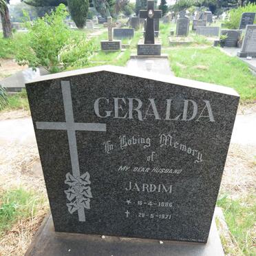 JARDIM Geralda 1886-1971