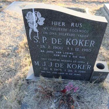 KOKER S.P., de 1900-1980 & M.J.J. 1905-1986