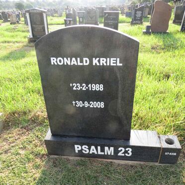KRIEL Ronald 1988-2008