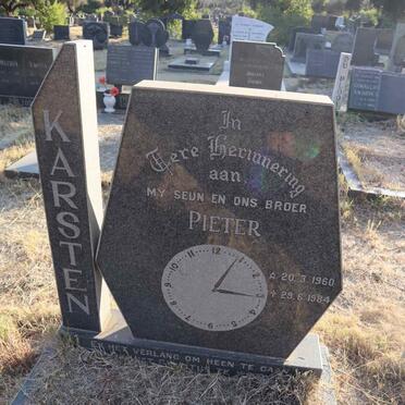 KARSTEN Pieter 1960-1984