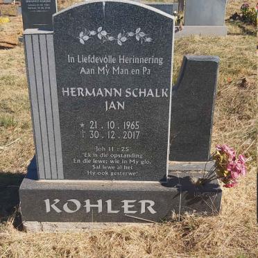 KOHLER Hermann Schalk Jan  1965-2017