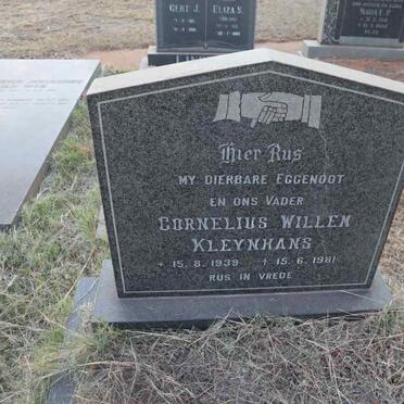 KLEYNHANS Cornelius Willem 1939-1981