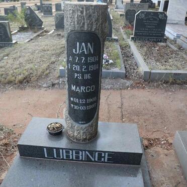 LUBBINGE Jan 1904-1984 & Marchien SCHULTING 1905-1997