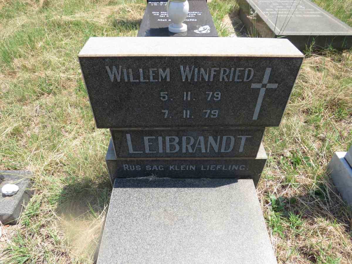 LEIBRANDT Willem Winfried 1979-1979