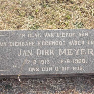 MEYER Jan Dirk 1913-1968