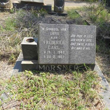 MORSNER Frederich Carl 1940-1967