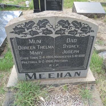 MEEHAN Sydney Joseph 1899- & Doreen Thelma Mary 1905-1966
