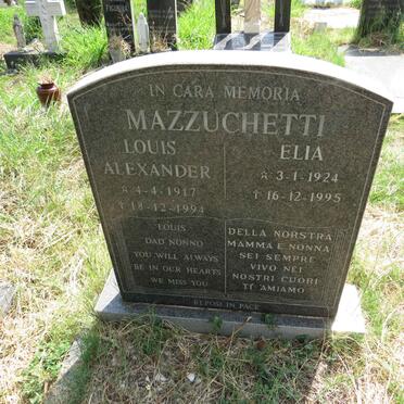 MAZZUCHETTI Louis Alexander 1917-1994 & Elia 1924-1995