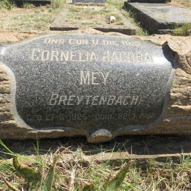 MEY Cornelia Jacoba nee BREYTENBACH 1925-1968