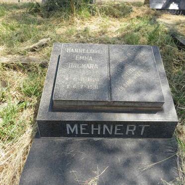 MEHNERT Hannelore Emma Dagmara 1924-1991