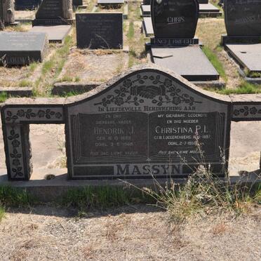 MASSYN Hendrik J. 1889-1969 &amp; Christina P.L. LOGGERENBERG 1897-195?