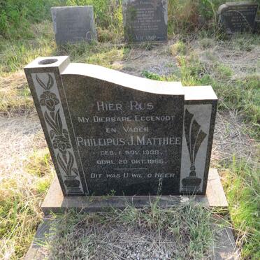 MATTHEE Phillipus J. 1938-1965