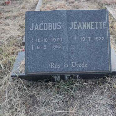 NEL Jacobus 1920-1983 & Jeanette 1922- 