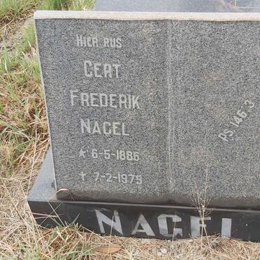 NAGEL Gert Frederik 1886-1979
