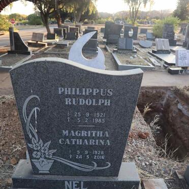 NEL Philippus Rudolph 1921-1985 & Magritha Catharina 1928-2016