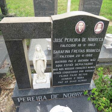 NOBREGA Jose Pereira, de -1963 & Sarafina FREITAS -1982
